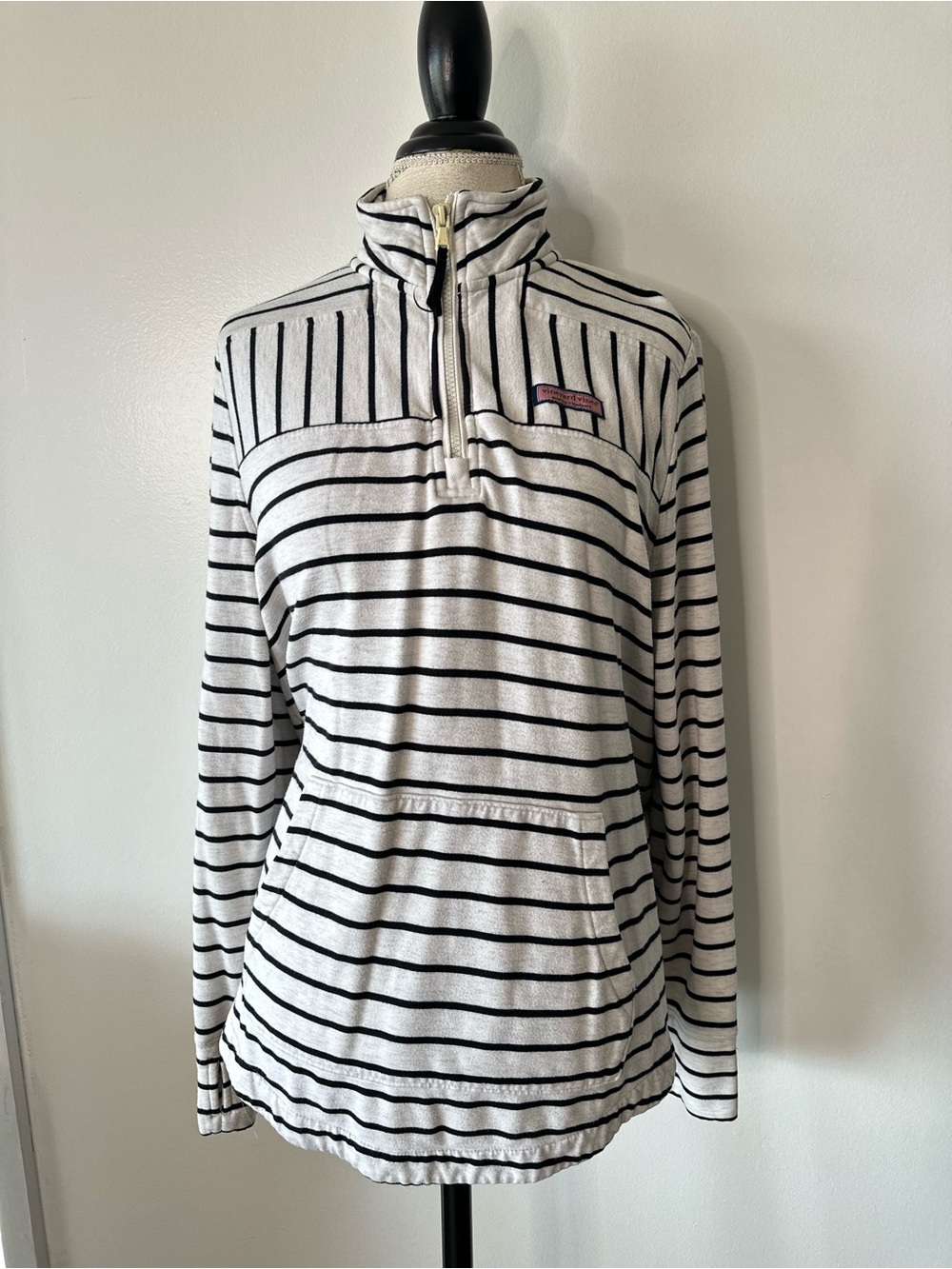 Vineyard Vines Striped Half-Zip Pullover Stripes The Shep Shirt